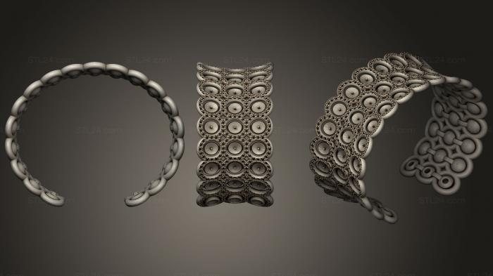 Jewelry (Unique Bracelet, JVLR_1175) 3D models for cnc
